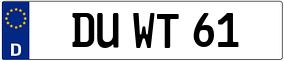 Truck License Plate